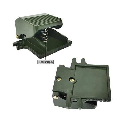 مضخات الحجاب الحاجز، FV-02 سبائك الألومنيوم 1/4 بوصة BSP، صمام دواسة الهواء الهوائي الملولب، مفتاح قدم ثنائي الاتجاه (الصمام فقط) in Kuwait