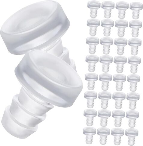 NUOBESTY 200pcs Transparent PVC Stop Bumpers for Furniture -Collision Table Bumpers for Cabinets and Drawers and Easy to Install in Kuwait