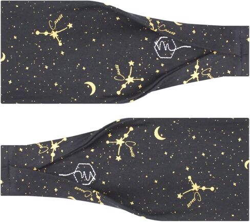 Maven Thread Daisy, Workout Headbands for Women, Wide Headbands for Women, Sports Running Headband for Exercise, Gym Hairband Athletic Workouts and Yoga 4" Thick Non Slip Sweatbands for Women 2Pack in Kuwait