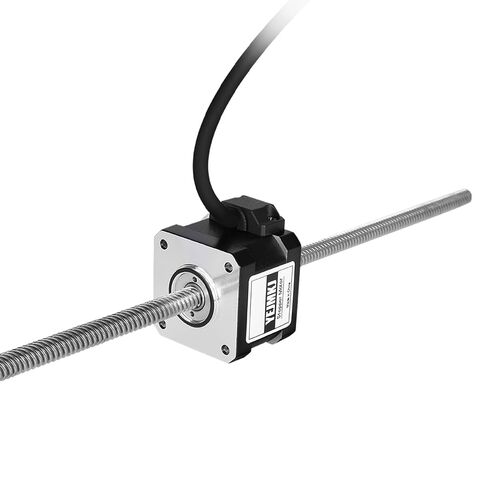Through Shaft Nema 17 Stepper Motor TR8x8 300mm 42x34mm 0.3Nm 1.5A | 42 Step Motor 42.48oz·in 1.8°‌ 2.7Ω Bipolar 2 Phase High Torque T8 300mm 4-Lead Cable 1M for 3D Printer DIY Robot CNC in Kuwait