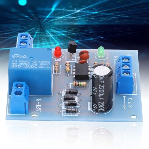 Water Level Controller Module 12VDC, Supports Automatic Water Pumping, Filling and Draining, Large Switch Capacity, Realization of When Pool is Short of Water in Kuwait