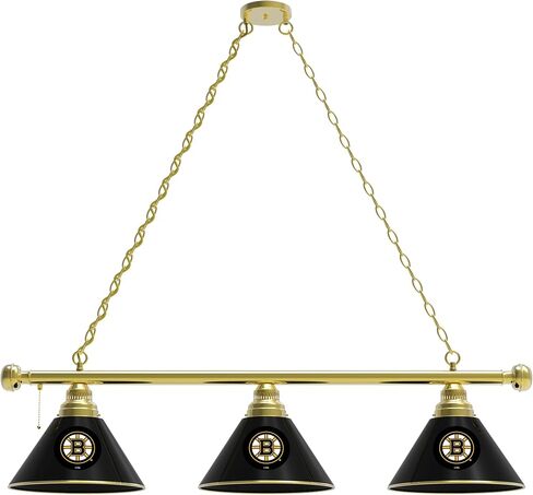 HBS Boston Bruins 3 Shade Billiard Light من شركة The Holland Bar Stool Co. in Kuwait