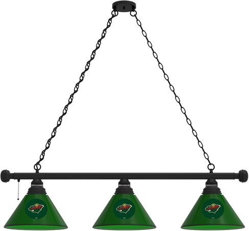 HBS Minnesota Wild 3 Shade Billiard Light by The Holland Bar Stool Co. in Kuwait