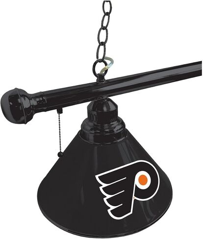 Philadelphia Flyers 3 Shade Billiard Light with Black Shades with Black Fixture by Holland Bar Stool in Kuwait
