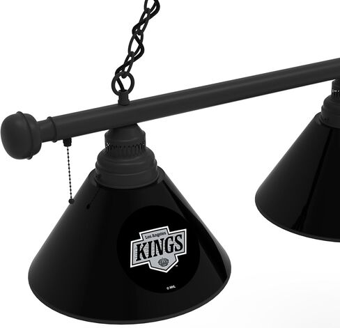 HBS Los Angeles Kings 3 Shade Billiard Light with Black Fixture by Holland Bar Stool in Kuwait