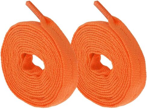 Pair Roller Skate Inline Skate Shoe Laces Shoelaces Skating Boots Part 180cm, Orange in Kuwait
