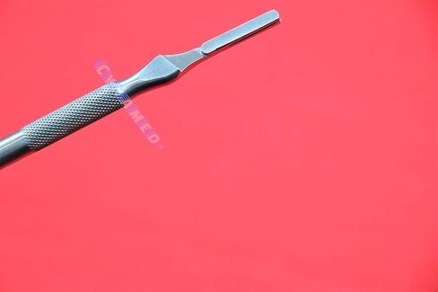 PREMIUM GERMAN STAINLESS ROUND SCALPEL HANDLE NO 3 PLUS NO 4 10PCS VETERINARY DENTAL CYNAMED in Kuwait