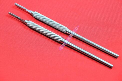 NEW 2PCS Scalpel Handle NO3 Round Pattern Premium German Crafts Dental Veterinary CYNAMED in Kuwait
