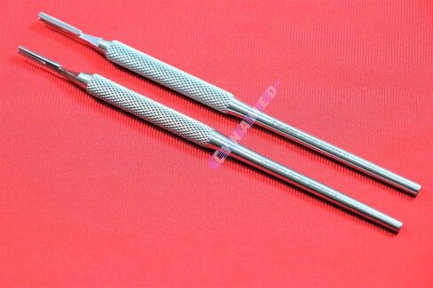 NEW 2PCS Scalpel Handle NO3 Round Pattern Premium German Crafts Dental Veterinary CYNAMED in Kuwait