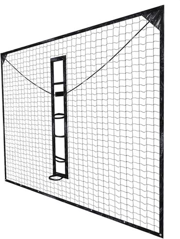 شبكات حماية الفناء للأعمدة المربعة 12FT X 10FT كرة السلة العودة ونظام الشبكة الدفاعية المقاومة للأشعة فوق البنفسجية حاجز كرة السلة لمحكمة المجتمع في الفناء الخلفي في الهواء الطلق in Kuwait