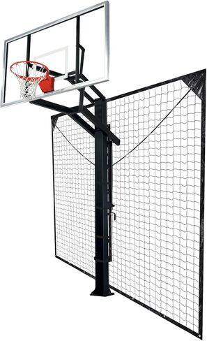 شبكة إرجاع كرة السلة شديدة التحمل للأعمدة المربعة 12FT X 10FT مرفق إرجاع كرة السلة مقاوم للأشعة فوق البنفسجية لملعب الفناء الخلفي الخارجي in Kuwait