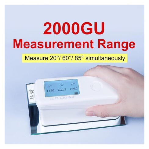 طلاء متعدد الزوايا مع شاشة LCD 20 60 85 درجة LS197 نطاق قياس كبير 0.1GU حساسية عالية in Kuwait