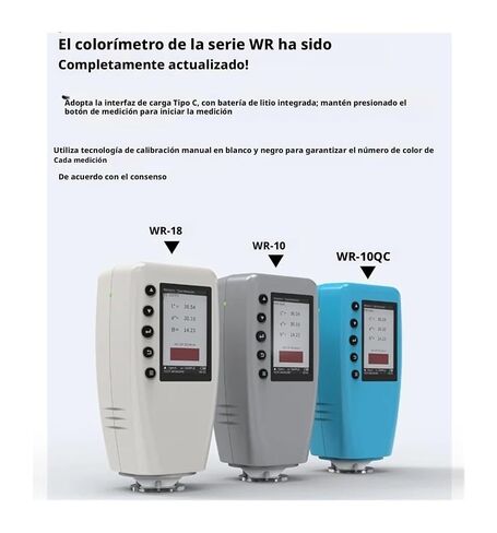 WR10QC Colorimeter D65 for Paint, Plastic, Textile Color Differenc Meter with LCD Display 2.8-inch LCD Screen High Sensitivity in Kuwait