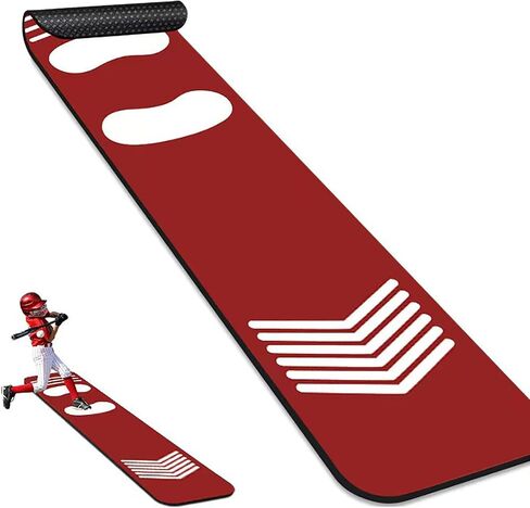 Trainer Mat Baseball, Baseball Pitching Mat for Softball Batting & Pitching Practice, Non-Slip Portable Training Mat in Kuwait