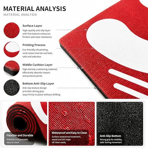 Trainer Mat Baseball, Baseball Pitching Mat for Softball Batting & Pitching Practice, Non-Slip Portable Training Mat in Kuwait