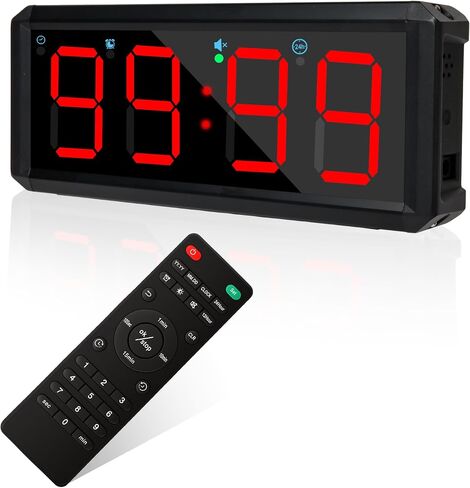 2.1-inch 4-Digit Quick Gym Timer, Suitable for Fitness Training, Event Timing, Study and Daily Office use (2.1-inch 4-Digit Stopwatch) in Kuwait