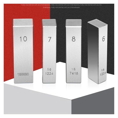 1pc 1mm 2mm 3mm 4mm 5mm 6mm 7mm 8mm 9mm 10mm Precision Steel Block Gauge Parallel Gauge Pin Block Measurement Lathe Tools Accurate Precision(1mm Block Gauge) in Kuwait