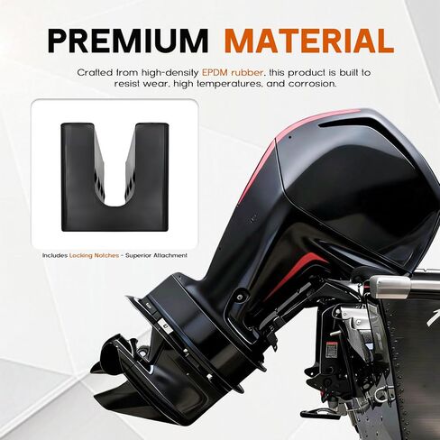 دعم Transom Saver للقطر الخارجي الفردي، إسفين مطاطي لمحرك القارب متوافق مع محركات Yamaha، Mercury، Evinrude/Johnson، Honda Marine in Kuwait