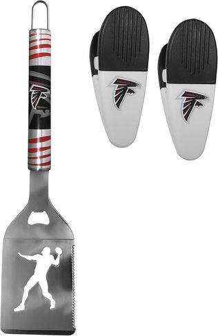 Siskiyou NFL Atlanta Falcons Tailgater Spatula w/Chip Clips, One Size, Team Colors in Kuwait