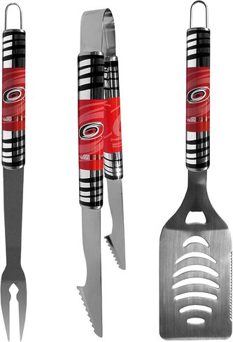 Siskiyou Sports NHL Carolina Hurricanes 3 pc Tailgater BBQ Tools, One Size, Team Colors in Kuwait