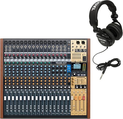 TASCAM Model 24 Recording Mixer and Studio Headphones Bundle in Kuwait