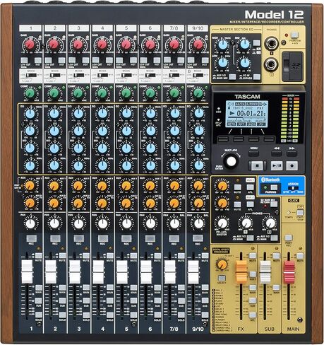 TASCAM موديل 12 ومجموعة ميكروفون مكثف ستوديو TM-80 in Kuwait
