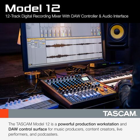 TASCAM موديل 12 ومجموعة ميكروفون مكثف ستوديو TM-80 in Kuwait