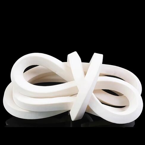 White Silicone Foam Square Sealing Strip - 1m High Temp Resistant, Antifreeze, Proof for Doors,(4x40mm) in Kuwait