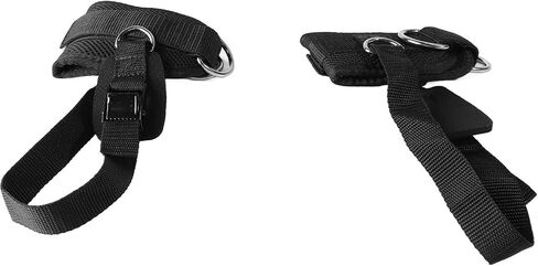 Ankle Straps for Cable Machines Fitness Adjustable D Ring Ankle Straps Foot Support Ankle Protector with Buckle in Kuwait