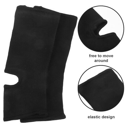 SEWACC Washable Ankle Protectors for Men Elastic Comfortable Polyester Ankle Wraps with Breathable Design for Playing Basketball and Running for Joint Support in Kuwait