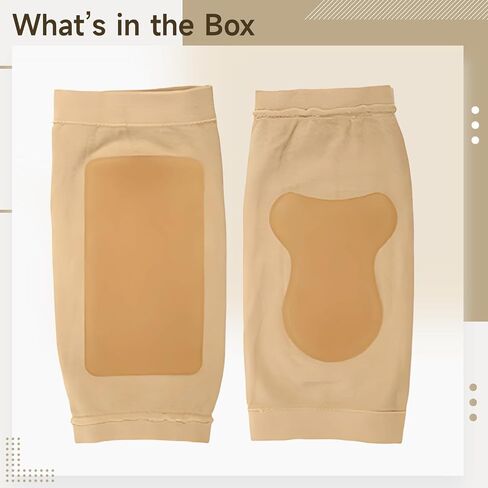 2 Pairs Padded Skate Sleeves, Lace Bite Gel Pads for Ice Skating Protection, SEBS Silicone Ankle Malleolar Sleeves, Men and Women in Kuwait
