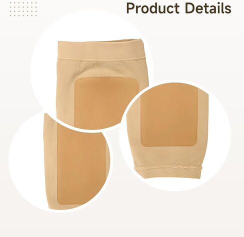 2 Pairs Padded Skate Sleeves, Lace Bite Gel Pads for Ice Skating Protection, SEBS Silicone Ankle Malleolar Sleeves, Men and Women in Kuwait