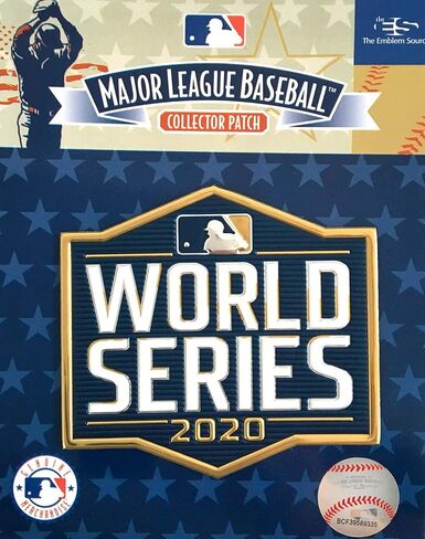2020 MLB دوري البيسبول الرئيسي سلسلة العالم EmbossTech Collectors Patch in Kuwait
