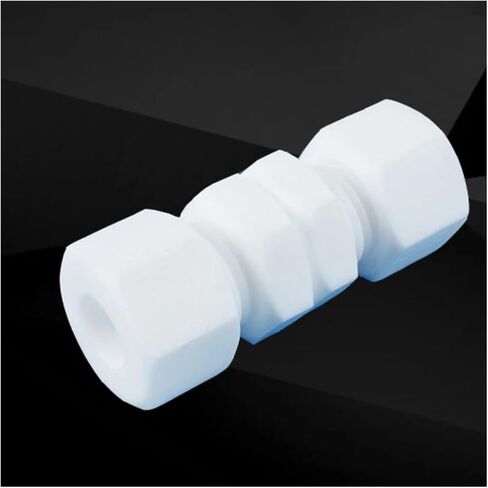 Bulkhead 1 2 3 4 6 8 10-35mm Tube OD PTFE Compression Union Connector Coupler Fitting High Temperature Resistance(3.175mm 1l8 Inch) in Kuwait