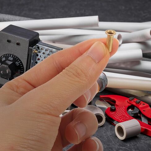 Luxshiny 10pcs Metal Crimp Fittings Inserts for Oil Tubing and Pipes, High Pressure Resistance Versatile Design, for Hydraulic and Pneumatic Systems in Kuwait