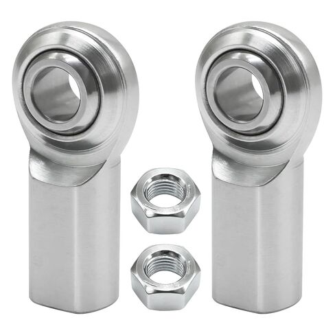 MDEOOSKY 2Pcs CF7 7/16" Bore Rod End Bearing, 7/16"-20 Female Thread Right Hand Heim Joint with Jam Nuts, Ideal for Engineering Hydraulic Cylinders in Kuwait