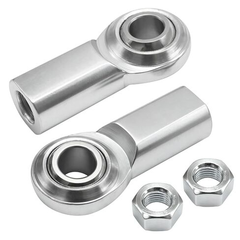 MDEOOSKY 2Pcs CF7 7/16" Bore Rod End Bearing, 7/16"-20 Female Thread Right Hand Heim Joint with Jam Nuts, Ideal for Engineering Hydraulic Cylinders in Kuwait