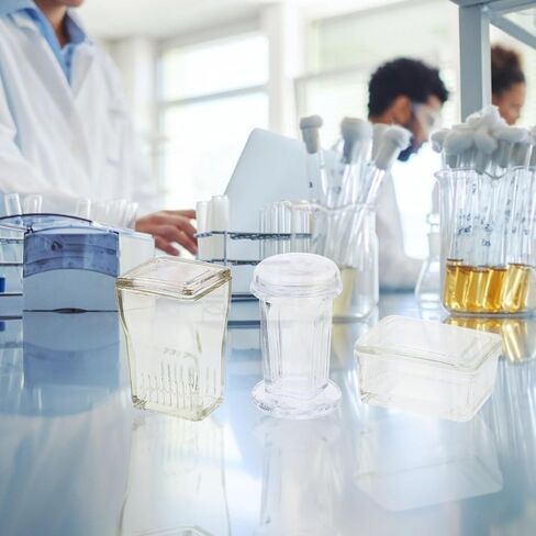 3 Sets Laboratory Glass Staining Jars round Lids, Reusable Glass Staining Tanks with Strong Acid Resistance for Research Institutes and Colleges in Kuwait
