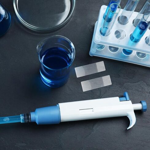 50 قطعة من مرطبانات كوبلين من جارنيك، وعاء تلوين منزلق بلاستيكي مع غطاء، حامل منزلق مختبري بسعة 5 شرائح لمستلزمات العلوم المدرسية والأعمال المعملية واسعة النطاق in Kuwait
