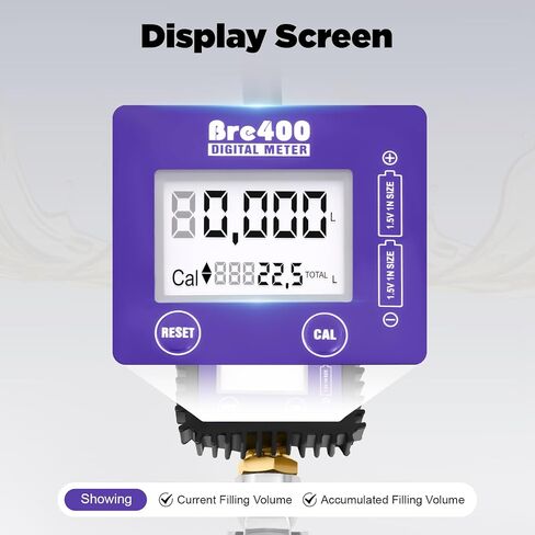 فوهة قياس الزيت الرقمية مع صمام إيقاف تلقائي، وفوهة توزيع الزيت الإلكترونية مع عداد LCD، ومسدس التحكم في الزيت 45 بار لزيت المحرك وزيت التروس ومضاد التجمد in Kuwait