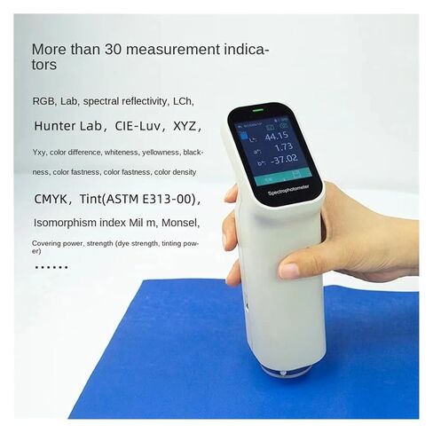 Handheld Colorimeter, Precise Color Analyzer. Φ6mm Color Difference Meter for Lab Tool,Tailoring, Coatings Multi-Functional in Saudi Arabia