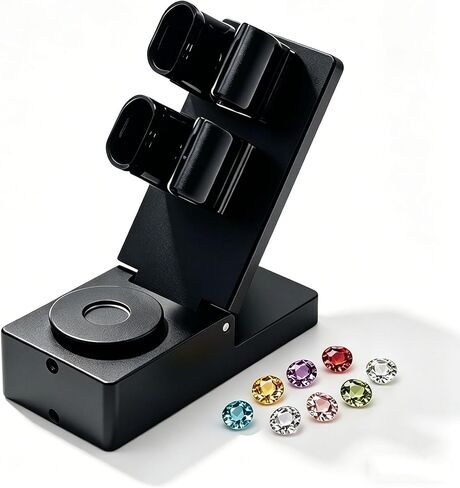 Gem Spectroscope Focusing Prism Stand, Diffraction Spectroscope Support Bracket, 0-90° Adjustable Angle, Supports Transmission and Reflection, for Antique and Gemstone in Kuwait