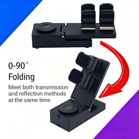 Gem Spectroscope Focusing Prism Stand, Diffraction Spectroscope Support Bracket, 0-90° Adjustable Angle, Supports Transmission and Reflection, for Antique and Gemstone in Kuwait