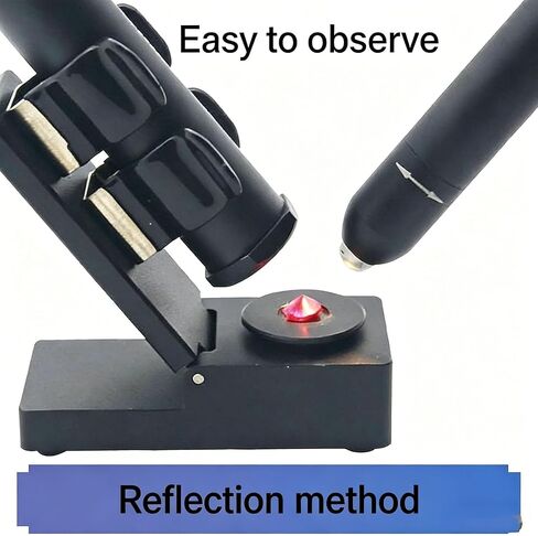 Gem Spectroscope Focusing Prism Stand, Diffraction Spectroscope Support Bracket, 0-90° Adjustable Angle, Supports Transmission and Reflection, for Antique and Gemstone in Kuwait
