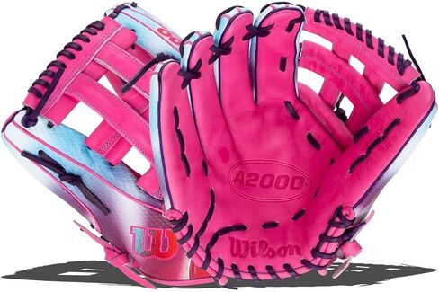 Wilson A2000 1777 Raspberry Clouds 12.75" Baseball Glove: WBW1042601275 Left Hand Thrower in Kuwait
