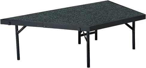Stage Pie with Blue Carpet Black - 16 x 36 x 96 in. in Saudi Arabia