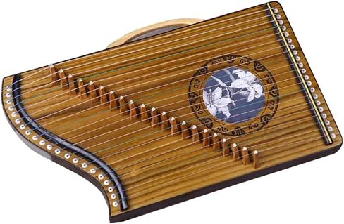 Portable Guzheng, 60 × 35 cm, Guzheng Instrument with Accessories, 21 Strings, Chinese Zither Suitable for Beginners, Adults, Children(E) in Saudi Arabia