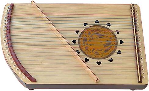Guzheng 12 Chinese Zodiac Zither with Accessories Suitable for Professional/Adult/Beginner/Children, 21 Strings, 50x32.5 CM(Monkey) in Saudi Arabia