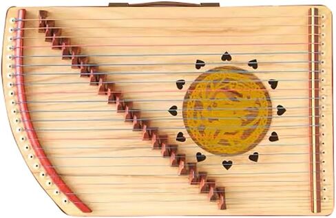 Guzheng with Accessories/21 Independent Guzheng Code Suitable for Professional/Adult/Beginner/Children, 21 Strings, 12 Chinese Zodiac(JI) in Saudi Arabia