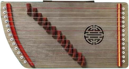 Chinese Zither Instrument with Accessories, 13 Strings, Chinese Guzheng Suitable for Beginners, Adults, Children, 42x22 CM, 13 Guzheng Codes in Saudi Arabia